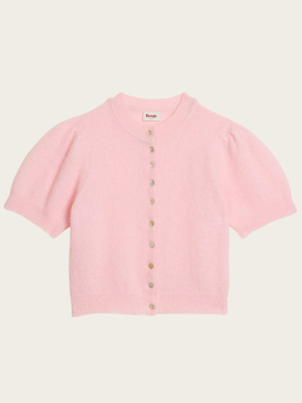 Rouje ABELINA Cardigan in Pale Pink FR: 36 US: 4 - Picture 13 of 13